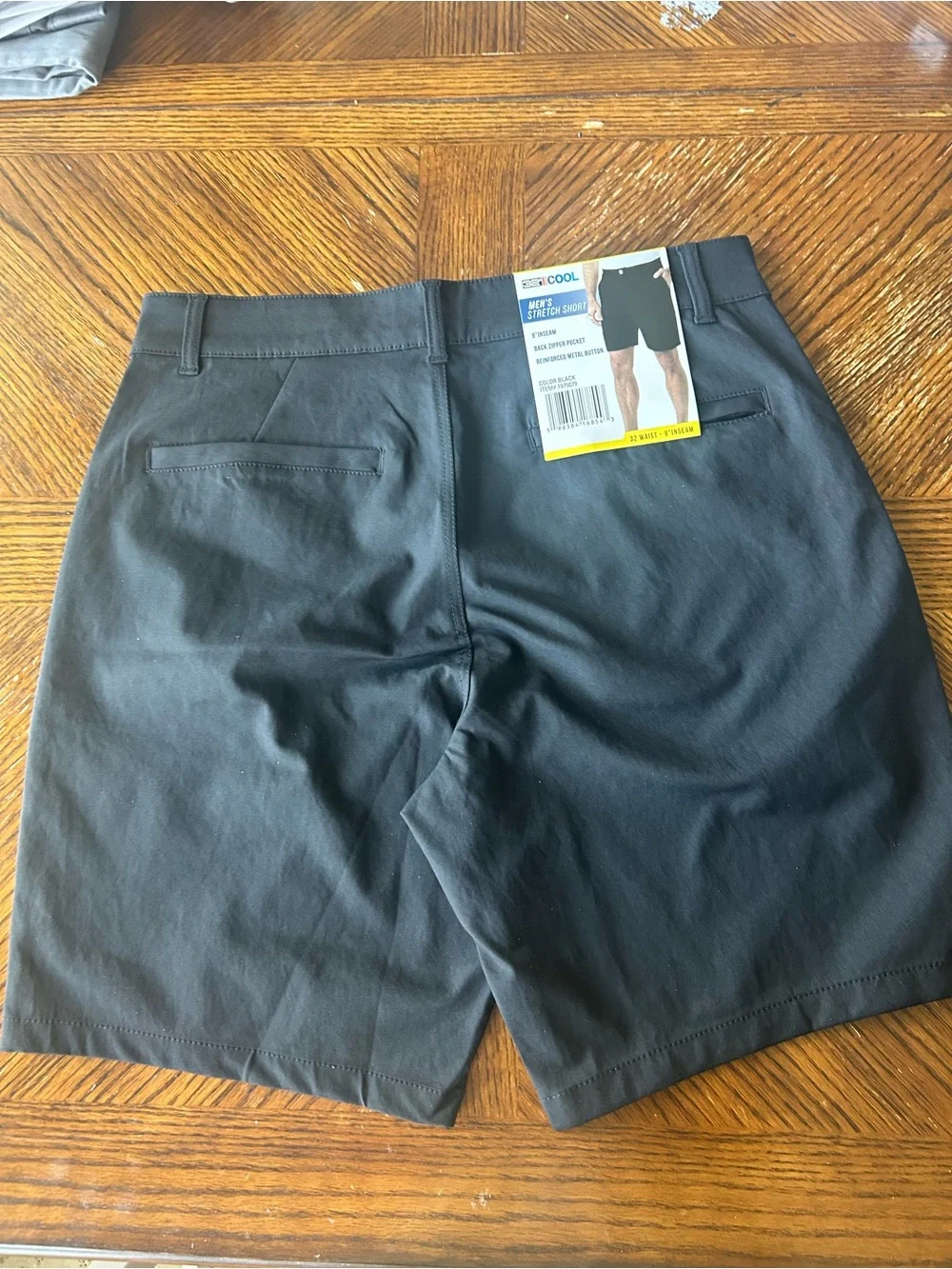 32 degree La Men's 9” inseam Stretch Shorts - Black size 32